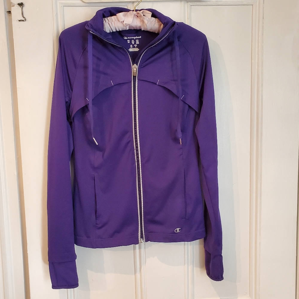 Champion Purple Zip Up Sweater
